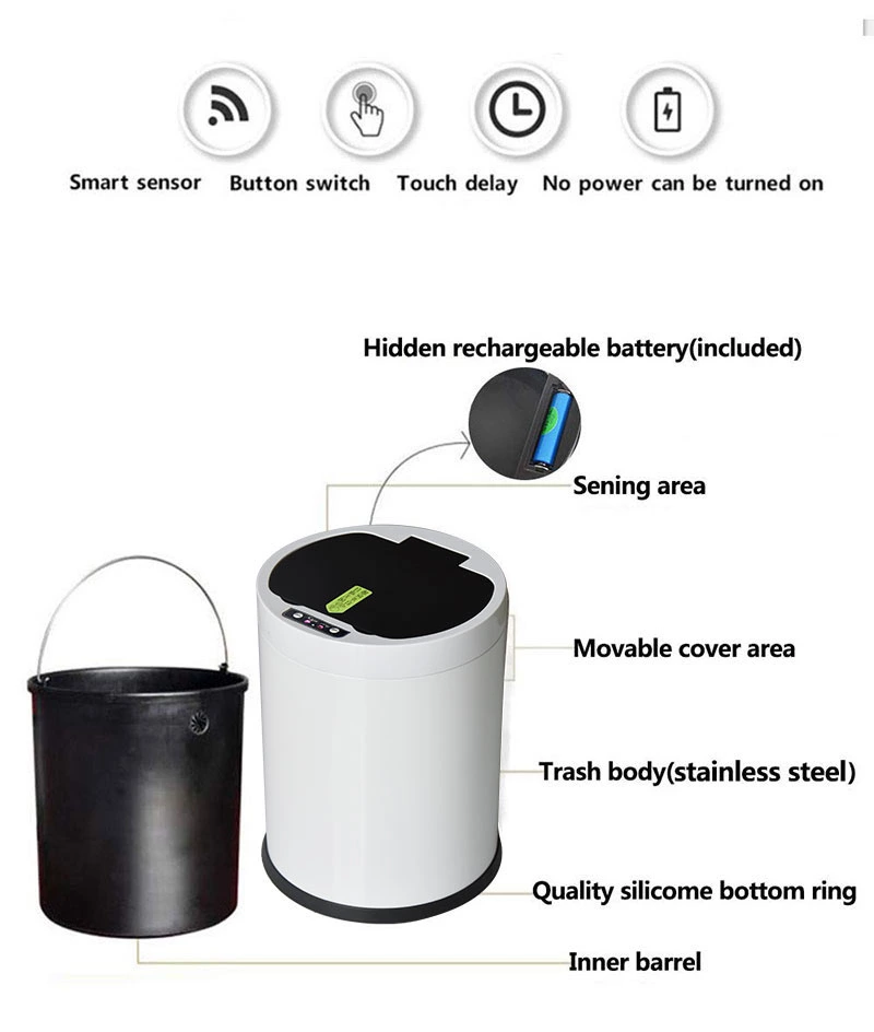 Hidden rechargeable battery(included)