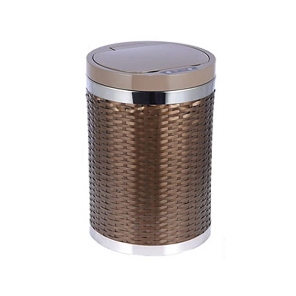 Electric Woven Basket Trash Cans