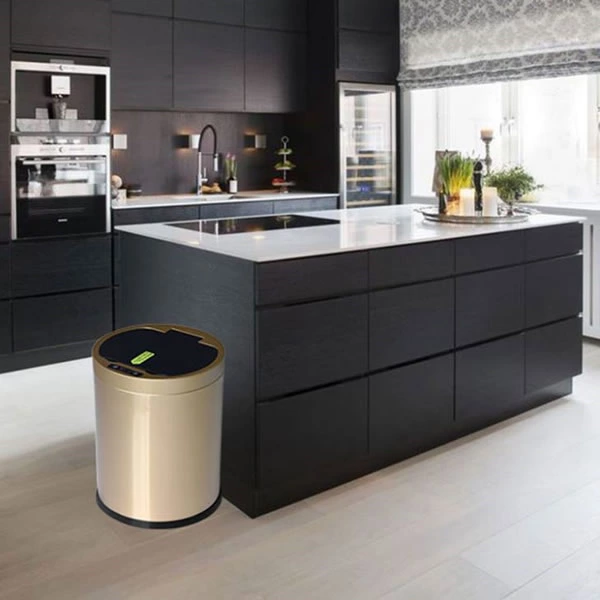 Motion Sensor Trash Can Kitchen