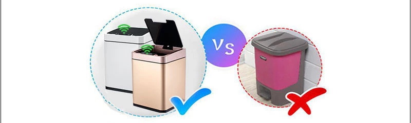 our new style modern sensor trash bin pk general pedal plastic garbage bin