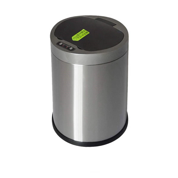 Touch Free Sensor Round Trash Waste Bin