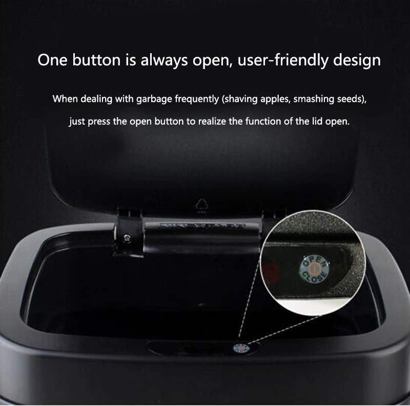 One button is always open, user-friendly design