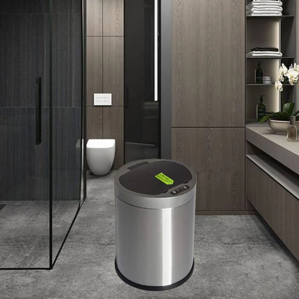 Stainless Steel Motion Sensor Bin