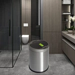 Stainless Steel Motion Sensor Bin