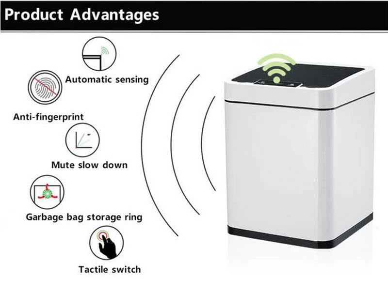 Touchless Garbage Can Motion