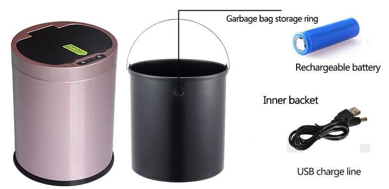 Garbage bag storage ring