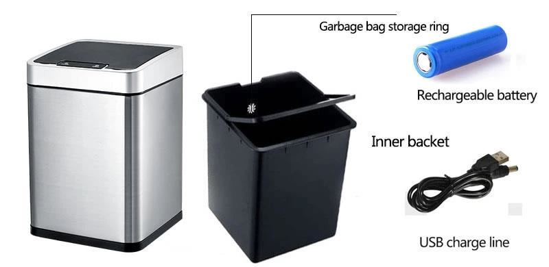 Touchless Trash Can Sensor Garbage Can