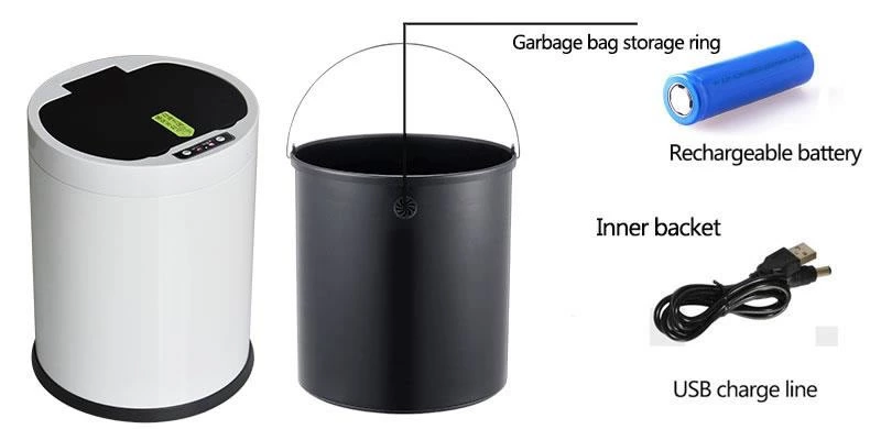 Garbage bag storage ring