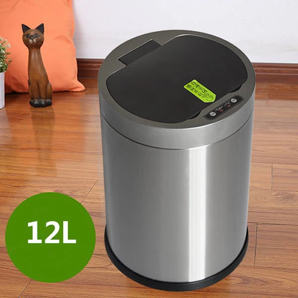 Stainless Steel Swing Lid Trash Can